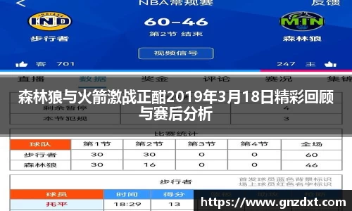 森林狼与火箭激战正酣2019年3月18日精彩回顾与赛后分析